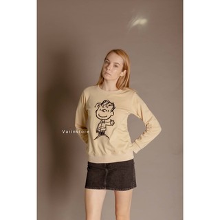 ✨✨𝑁𝑒𝑤 𝐶𝑜𝑙𝑙𝑒𝑐𝑡𝑖𝑜𝑛 ✨✨  ZARA sweater งานช๊นช๊อป ตัวการ์ตูน Snoopy เป็นปักแน่นๆ ตัวใหญ่ๆ ตามแบบต้นฉบับเลยค้า