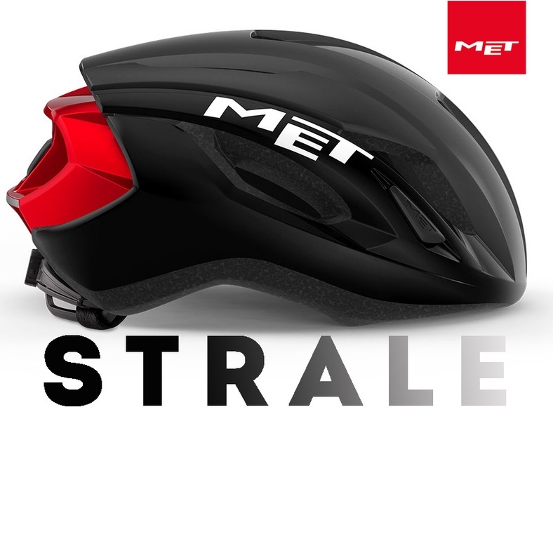 หมวกจักรยาน  MET Strale หมวก AeroRoad น้ำหนักเบาระบายอากาศได้ดี ปลอดภัยสูง
