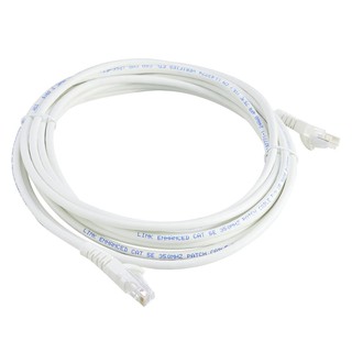 สาย LAN สาย LAN CAT5E LINK US-5015LZ-1 5 ม. สีขาว สายไฟ งานระบบไฟฟ้า LAN CABLE LINK CAT5E US-5015LZ-1 5M WHITE