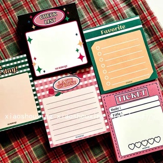 💥พร้อมส่ง💥(119)กระดาษโน๊ต เซ็ท note of the day