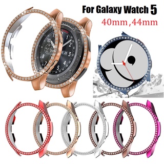 เคส Galaxy Watch 5 เคสนาฬิกาข้อมือ ชุบเพชร กันกระแทก สําหรับ เคส Samsung Galaxy Watch 5 Case Galaxy Watch 4 40 มม. 44 มม. เคส Galaxy Watch 4 and เคส Samsung Galaxy Watch 5 pro Case