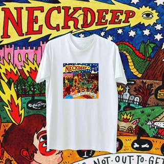 เสื้อยืดผ้าฝ้าย พิมพ์ลาย NGF32T65E BAND NECK DEEP LIFES NOT OUT TO GET YOU Music DISTRO XXL 30S DTG สําหรับผู้ชาย O65YT