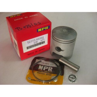 SUZUKI TS125 TC125 RC125 DS125 PISTON &amp; RING SET 0.50 "NEW"  // ชุดลูกสูบ และแหวน สินค้าคุณภาพดี