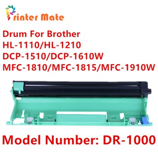 ดรัม/Drum เทียบเท่ารุ่น DR-1000/DR1000/D100 For Brother HL-1110/HL-1210/DCP-1510/DCP-1610W/MFC-1810/MFC-1815/MFC-1910W