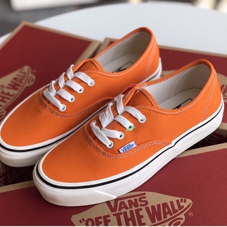 Vans ของแท้ 44 Dx Anaheim รองเท้าผ้าใบลําลอง ข้อสั้น สีส้ม