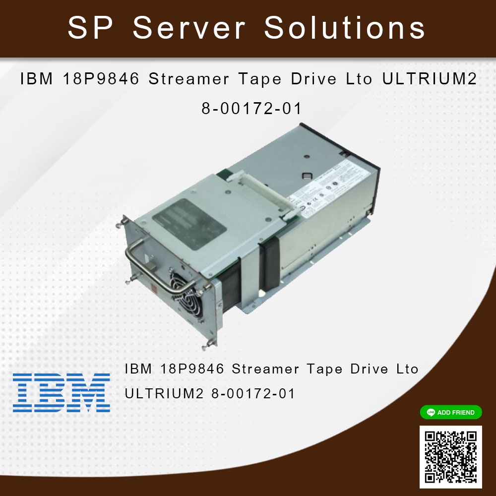 IBM 18P9846 Streamer Tape Drive Lto ULTRIUM2 8-00172-01