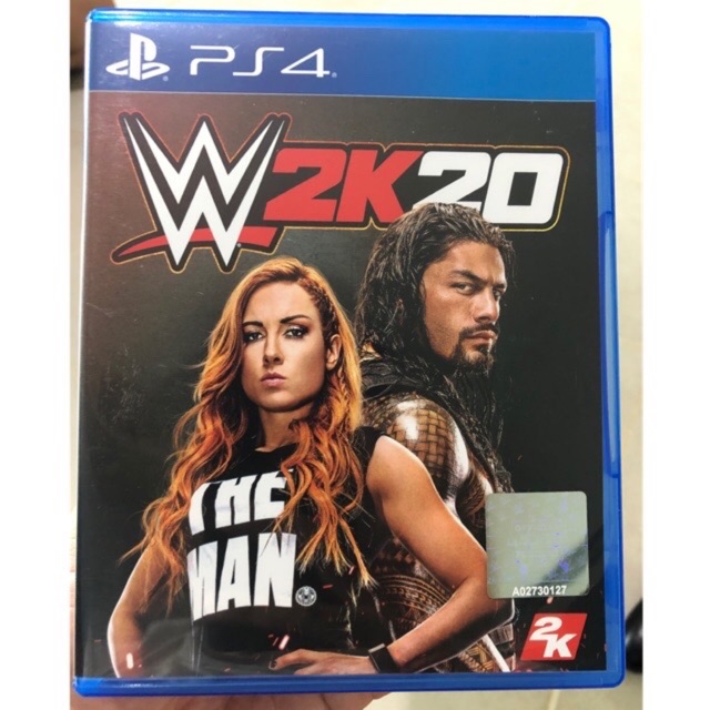 แผ่นเกม wwe 2k20 เกมมวยปล้ำ ps4 (มือสอง)