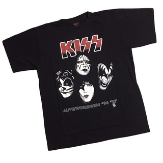 เสื้อวง vintage KISS 4 หน้า 90’ โครตเหมือน….!! Size “ L / XL ผ้าฟอกเก่าสวยงามมาก