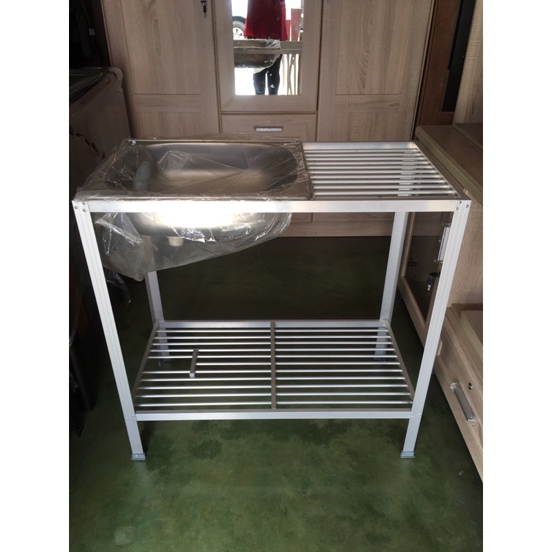 Sinks & Water Taps 890 บาท ซิงค์ล้างจาน อ่างเดี่ยว(อลูมีเนียม)ขยายข้าง522 Home & Living