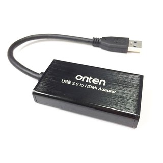 Onten USB3.0 To HDMI Display Adapter (OTN-5202) สินค้ารับประกัน 1 ปี(พร้อมกล่อง)