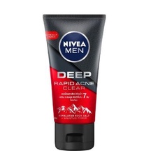 Nivea Men Deep rapid acne clear โฟมล้างหน้าผู้ชาย นีเวียเมน 100ML