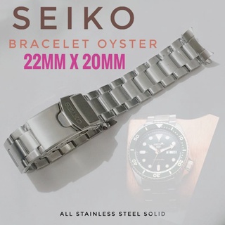 Seiko Oyster สร้อยข้อมือโซ่ Srpd Srpd สเตนเลส สีพื้น ขนาด 22 มม. x 20 มม.