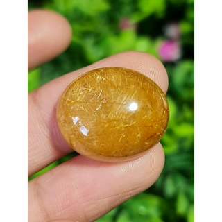 ไหมทอง ควอตซ์ Golden Rutilated Quartz 34.88 กะรัต Cts.