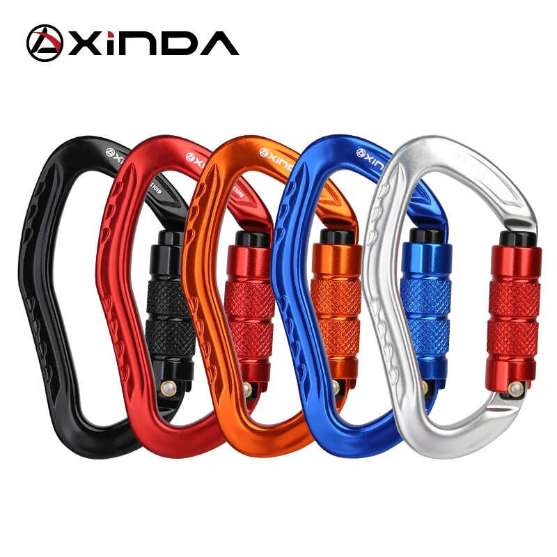 คาราบิเนอร์ Xinda XD-8126TN ล็อคอัตโนมัติ รับแรง 22 KN มาตรฐาน CE 1019 EN12275