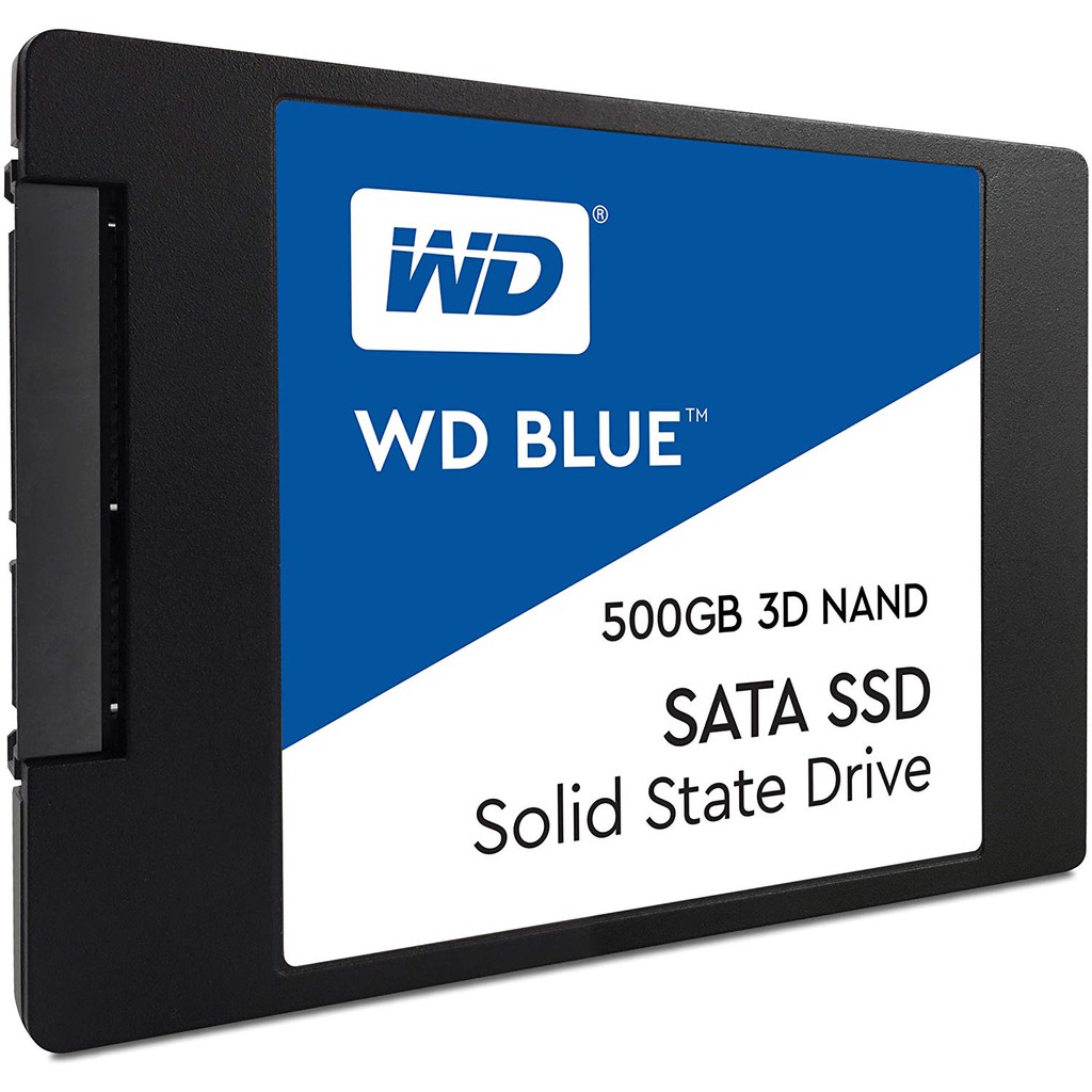 250GB / 500GB / 1TB SSD (เอสเอสดี) WD BLUE SATA SA510 (WDS500G2B0A) 3D NAND ประกัน 5 ปี