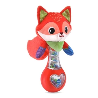 VTech Baby Rattle Shake & See Fox Rattle Infant Baby New Born Rattle Toys 3+ เดือน ของเล่นเขย่ามือ มีเสียงกรุ๊งกริ๊ง