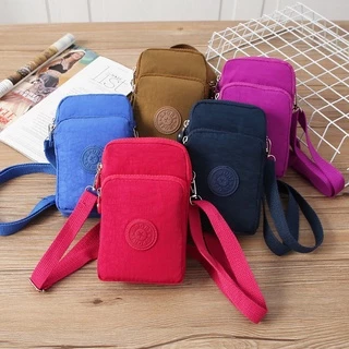 (มีส่งด่วน) ifashionbag(IF1735) กระเป๋าสะพายข้างใส่มือถือ เป็นผ้าไนล่อน