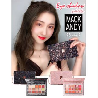 Mack Andy eye shadow Palaette 15 สี 2แบบ 