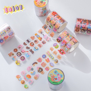 imoda 1 ม้วน หมีน่ารัก เทปกาว INS DIY สมุด Washi เทป เครื่องเขียนตกแต่ง