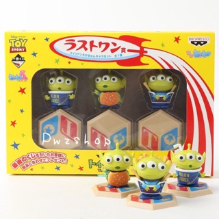 โมเดล ฟิกเกอร์ ( 3 ตัว) Disney Toy Story Little Green Man Figure Model Alien  Greenman ดิสนีย์ ทอยสตอรี่ 🍔🍟