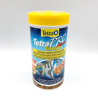 Tetra Pro Energy เต็ตตร้า อาหารปลาชนิดแผ่น สูตรช่วยสร้างกล้ามเนื้อ เพิ่มพลังงาน ขนาด 55g.