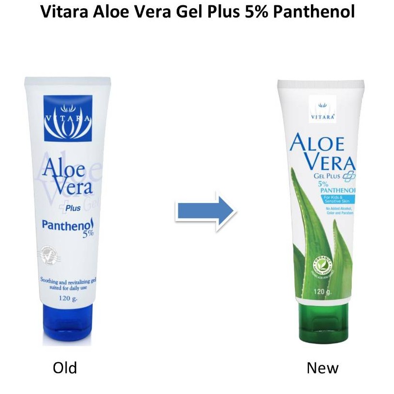 ว่านหางจระเข้ Vitara Aloe Vera เจลว่านหางจระเข้ 120g ทุกสี ไวทาร่า รูปที่ 7