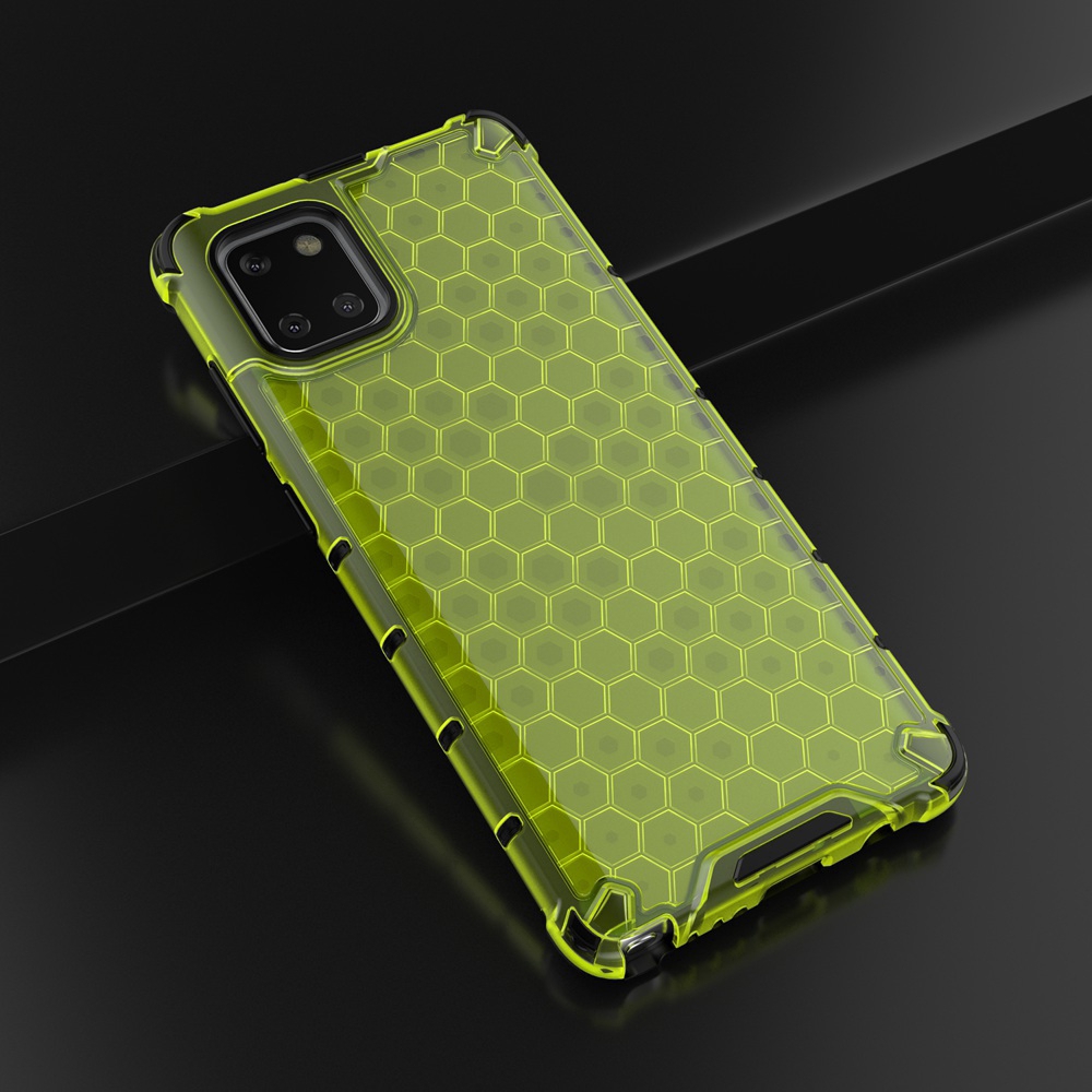 Shockproof Casing Samsung Galaxy Note 10 Lite Armor Case Hybrid Hard PC Soft TPU Back Cover Transparent