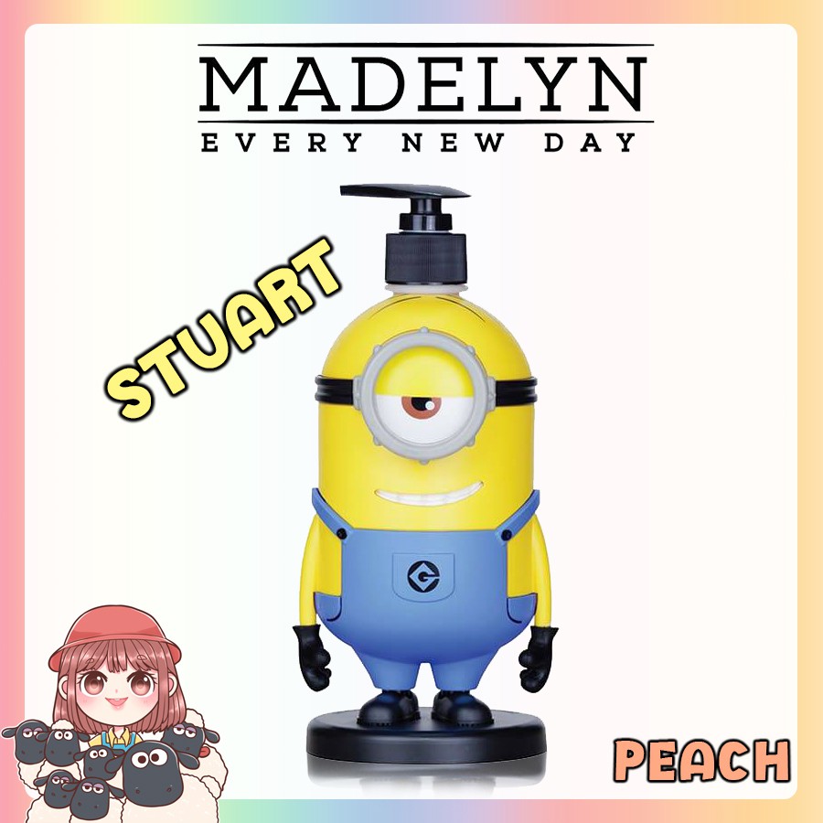 MADELYN MINIONS SHOWER CREAM PEACH - STUART (400ml.)