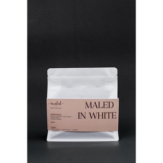 เมล็ดกาแฟเฮ้าส์เบลน Maled in white