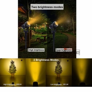 Warm white TS-S4502 Solar Spotlights 3LED+3LED 3000K โคมไฟปักสนามโซล่าเซลล์