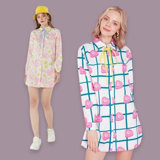 KAYASIS~❤️ l KYS121 POLLY DRAWN SHIRTDRESS