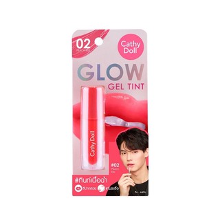 Cathy Doll Glow Gel Tint เคทีดอลล์ลิปทิ้นปากช่ำวาว2.4g เบอร์ #02