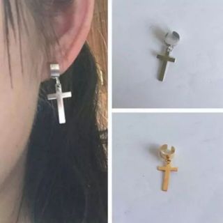 ต่างหูหนีบไม้กางเขน • Cross Ear cuff