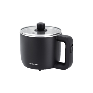 LocknLock หม้อต้มไฟฟ้า Mini Multi Pot ความจุ 0.8 L. รุ่น EJP116BLK