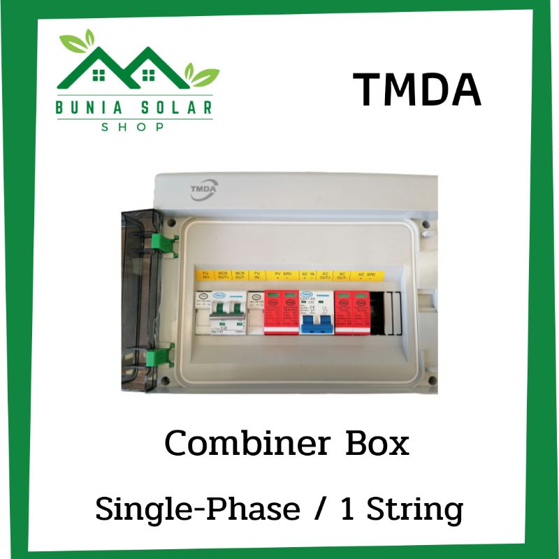 TMDA COMBINER BOX 1 Phase 1 String ตู้คอนโทรลไฟโซล่าเซลล์
