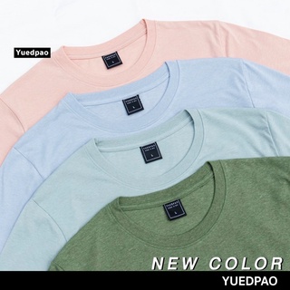 เสื้อยืดสีขาวYuedpao ยอดขาย No.1 รับประกันไม่ย้วย 2 ปี ผ้านุ่ม เสื้อยืดเปล่า เสื้อยืดสีพื้น เสื้อยืดคอกลม 4 สี