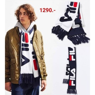 พร้อมส่ง📦 ผ้าพันคอ Fila**ของเเท้