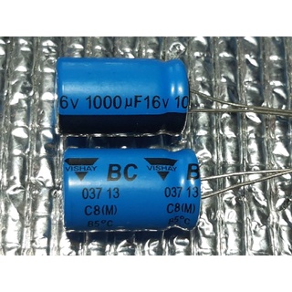 Vishay BC 1000uf 16v capacitor ตัวเก็บประจุ คาปาซิเตอร์