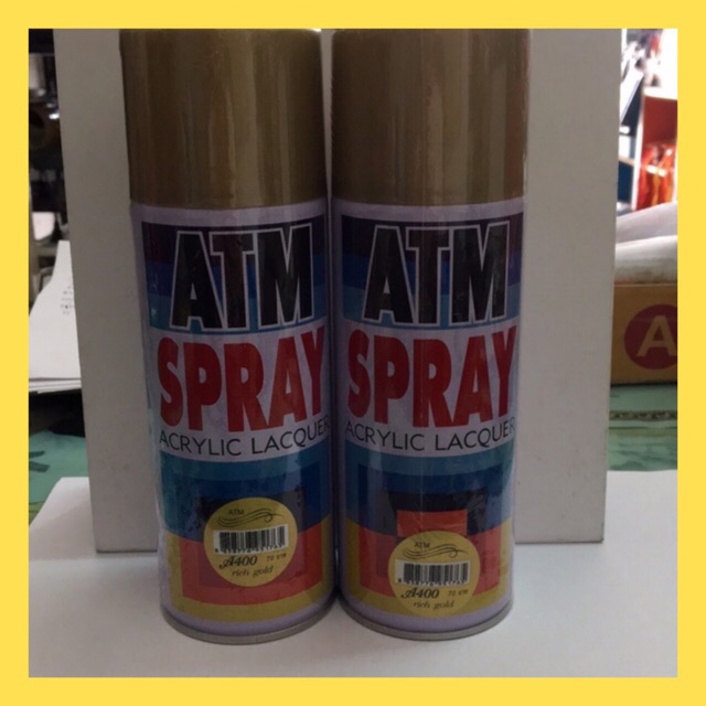 สเปรย์สีทอง ATM  เบอร์  A400  rich gold