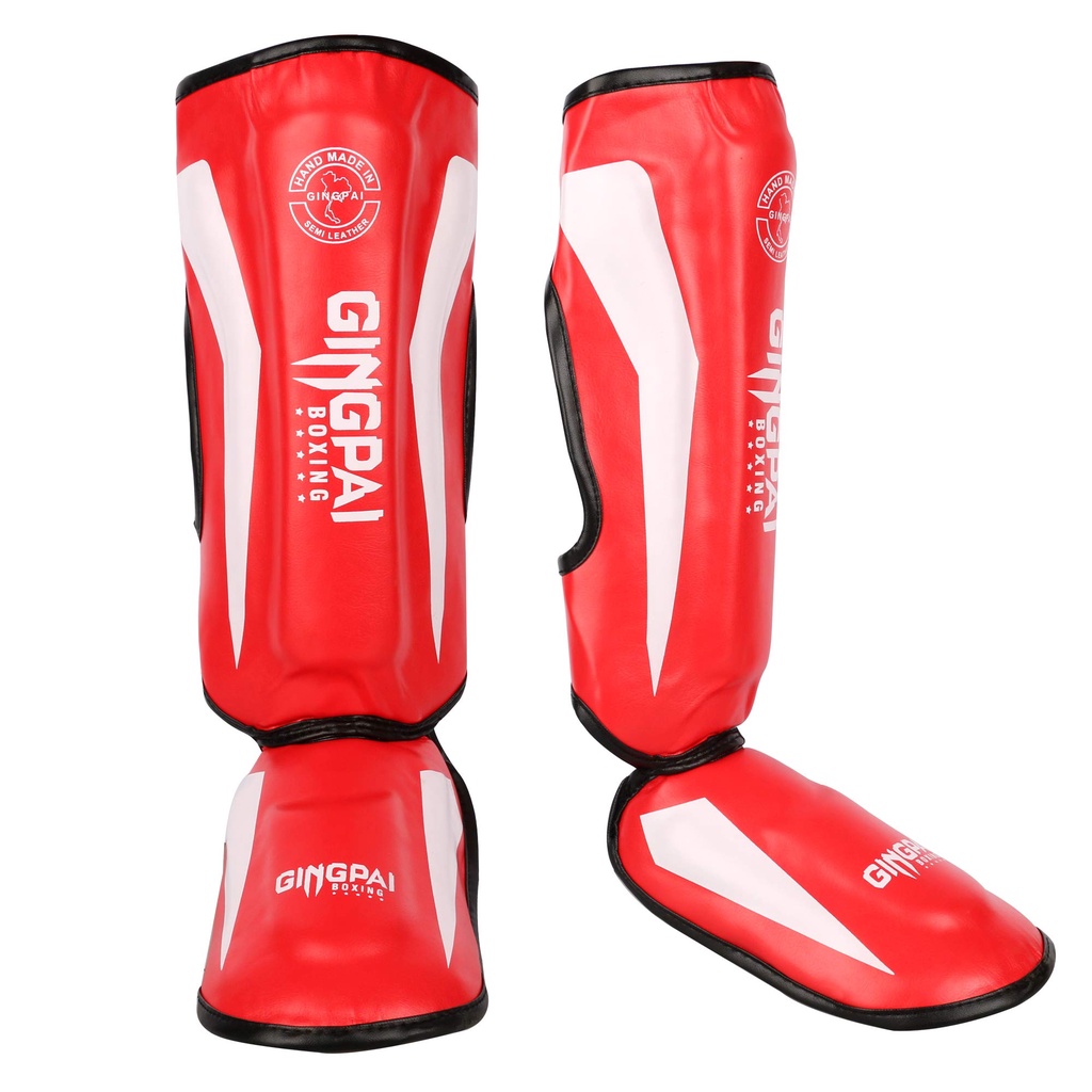 Gingpai BOXING สแตนด์อัพ ชินการ์ด MMA มวยไทย Shin Guards สําหรับเด็ก และผู้ใหญ่