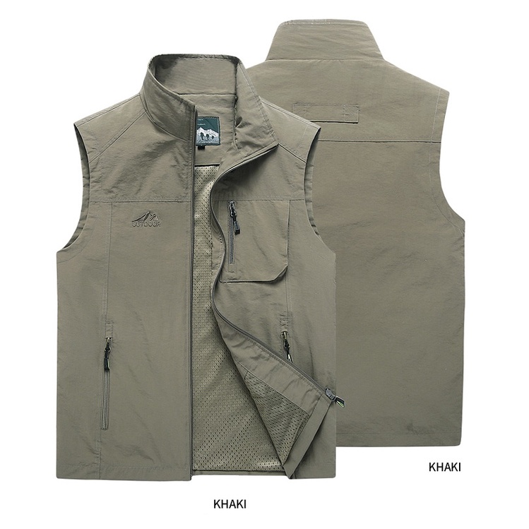 Men's Vests 2022 Autumn Mens Sleeveless Vest Spring Summer Casual Travels Vest Outdoors Thin Big Size Vest Waistcoat #4