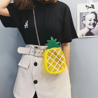 พร้อมส่ง!!!!!! Pineapple bag น้องสัปปะรดดด น่ารักสดใสเหมือนเดิม