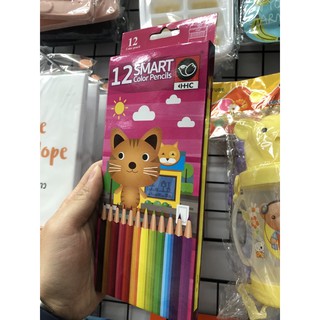 สีไม้ 12 สี Smart color pencils