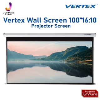 Projector Screen  Vertex Wall Screen 100”16:10 /(85"x53")/16:10/Matt White/จอแขวนมือดึงเวอร์เทคซ์ 100" (85นิ้วx53นิ้ว)1Y