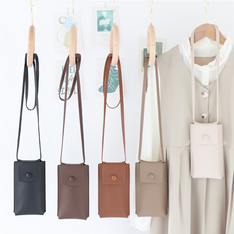 พร้อมส่ง กระเป๋าสะพายข้าง ใส่โทรศัพท์ #713