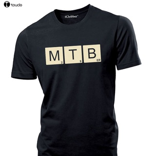 เสื้อยืดสีขาว - 2019 ใหม่ฤดูร้อนผู้ชายขายร้อนแฟชั่น MTB Scrabble บุรุษเสื้อยืด 29er MTB รอบS-5XL