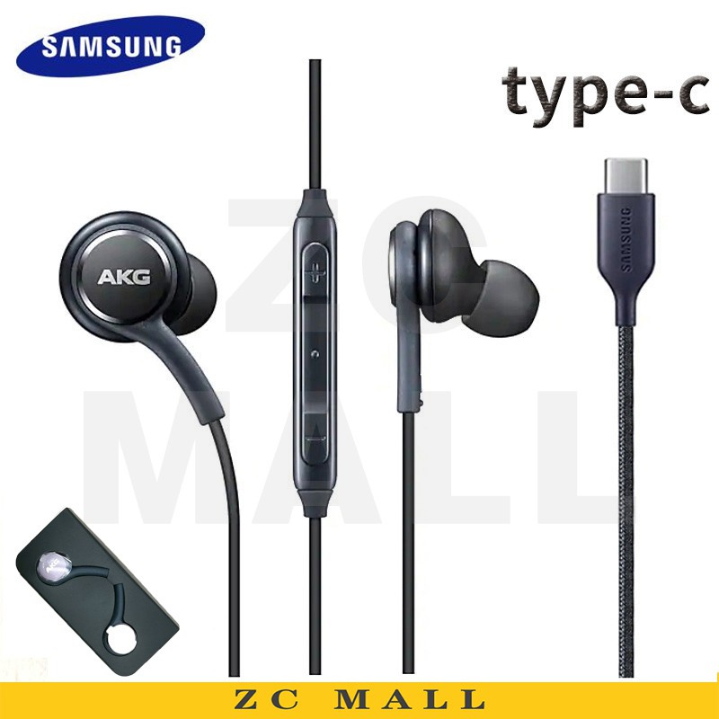 Cod สําหรับ Samsung AKG Type-C EO-IG955 ของแท้ 100% หูฟัง Samsung Galaxy Note10/Note10+ หูฟัง