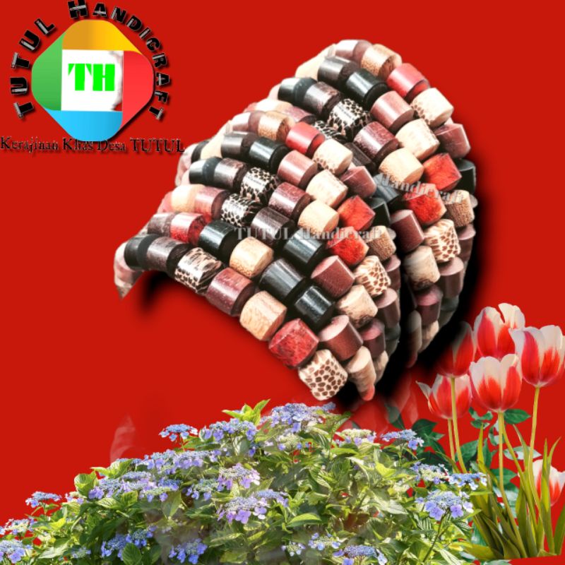 Gk9kbt001 - สร้อยข้อมือไม้ 9 โค้ด 01 โค้ด GK9KBT001