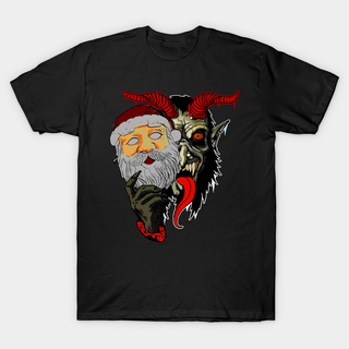 เสื้อยืดแขนสั้น พิมพ์ลาย Krampus ออกแบบดี สําหรับผู้ชาย