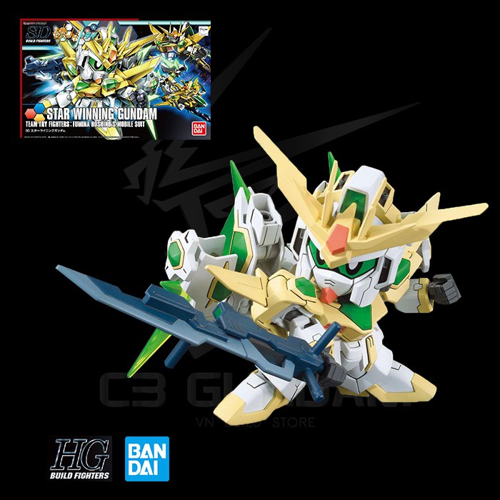 GUNDAM SD STAR WINNING GUNDAM HG BF GUNDAM BUILD FIGHTER BANDAI MODEL